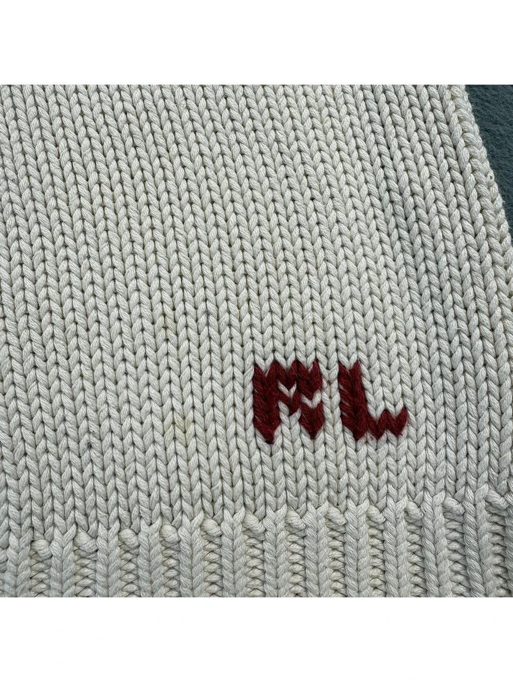 Polo Ralph Lauren American Flag Sweater Boys Size XL (?) Cream